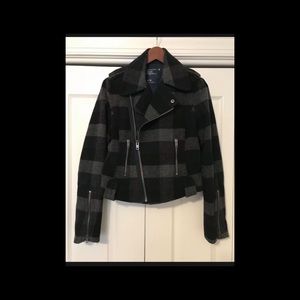 Wool American Eagle Moto Jacket